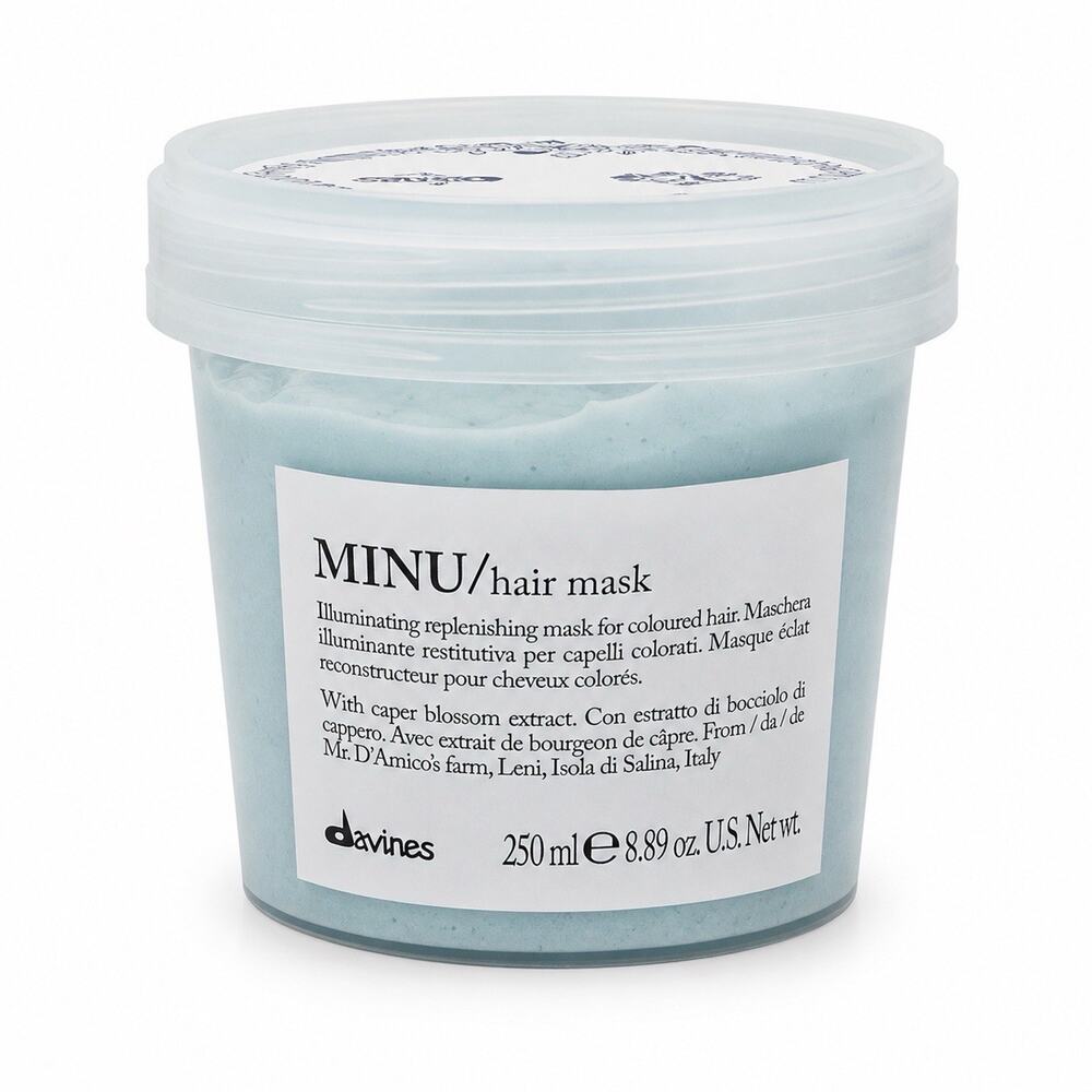 Davines MINU Hair Mask 250ml / 8.89 fl oz Color Protect Illuminating Treatment